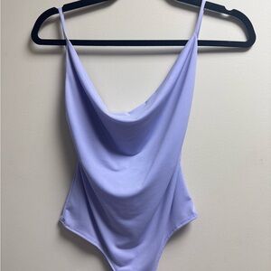 Lavender Women's Cowl Neck Top